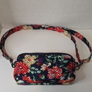 LUG Coupe XL Floral Quilted Crossbody Bag RFID